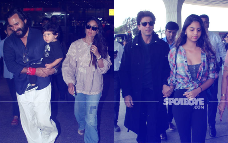 Taimur Returns To The Bay With Saif Ali Khan & Kareena Kapoor; Shah Rukh Khan-Suhana Head To London