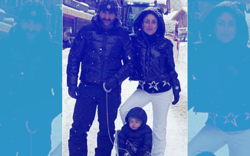 PIC: Taimur Ali Khan Enjoys His First Snow With Kareena Kapoor & Saif Ali Khan In Switzerland
