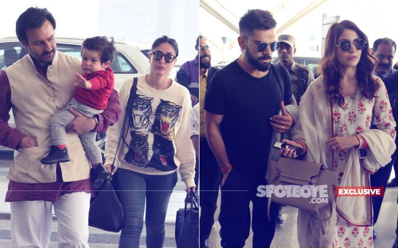 JUST IN: Taimur Is Travelling Mid-Air With Anushka Sharma & Virat Kohli