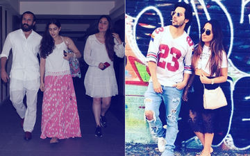 Clicks Of The Day: Kareena, Sara, Saif Visit Soha’s House, Varun Shares Picture With Natasha