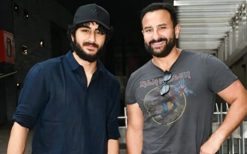 OMG! Saif Ali Khan And Ibrahim Ali Khan SPOTTED Hanging Out In The City;  Netizens Say, '