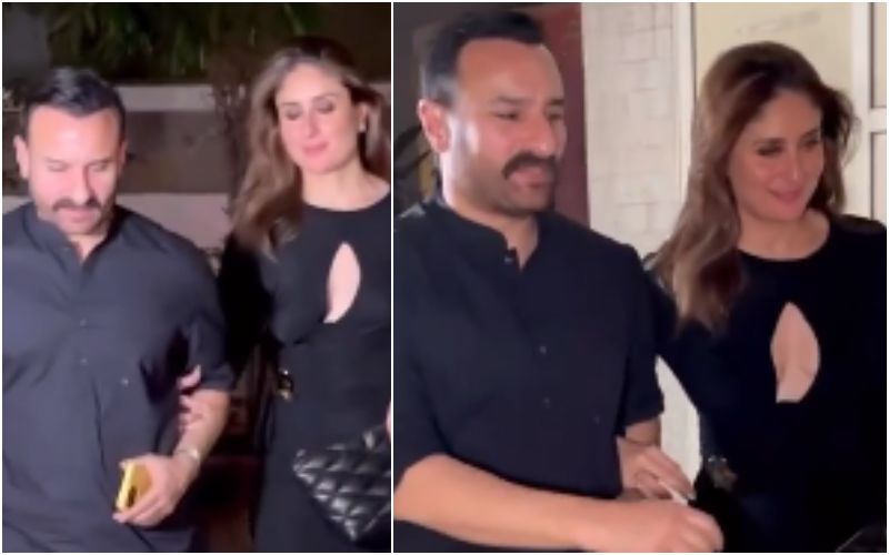 Kareena Kapoor Khan Gets Brutally TROLLED For Looking Drunk As She Clings To Hubby Saif Ali Khan’s Arm; Netizens Say, ‘She’s High AF!’