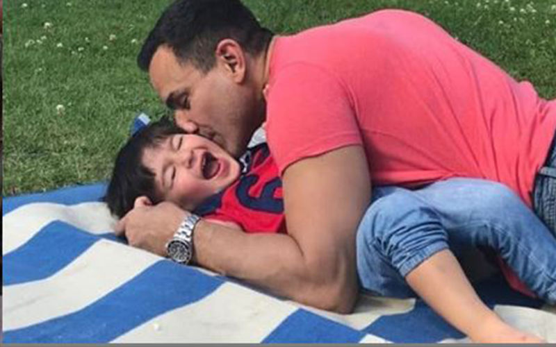 Saif Ali Khan’s Picture Smothering  Taimur Ali Khan With Kisses Proves What A Doting Father He Is!