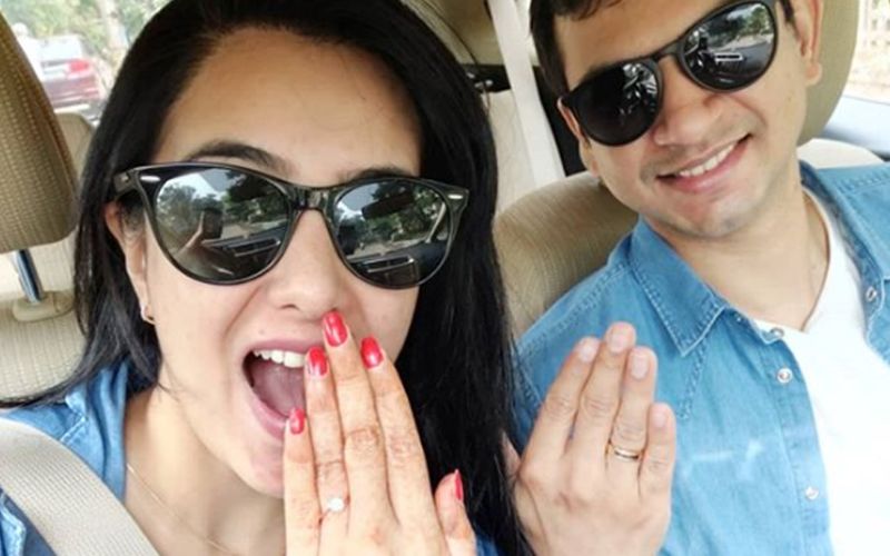 Sai Lokur Never Misses A Chance To Flaunt Her Engagement Ring