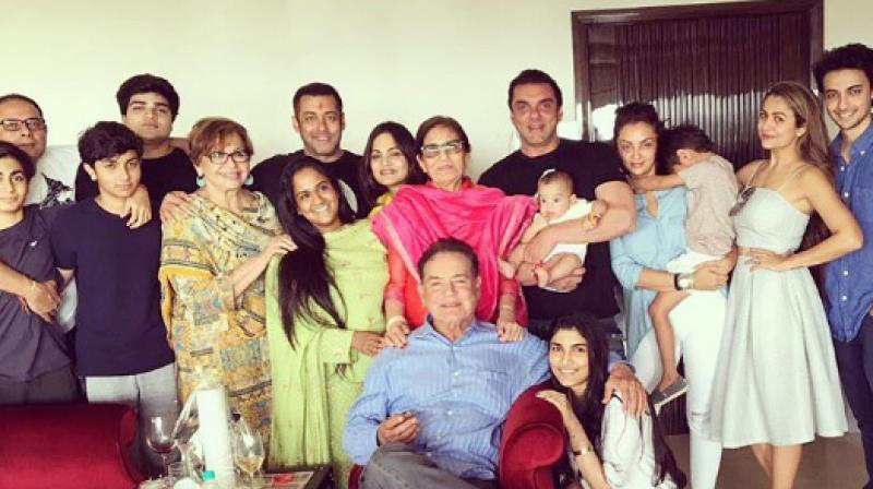 salim khan with family