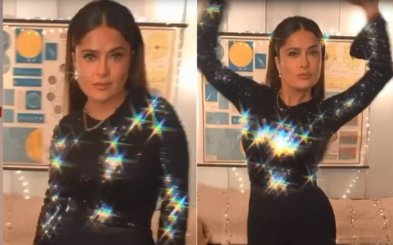 Salma Hayek 'Gets Loose' For Jimmy Fallon; Shakes Her Derriere In A Sparkly Number – Video