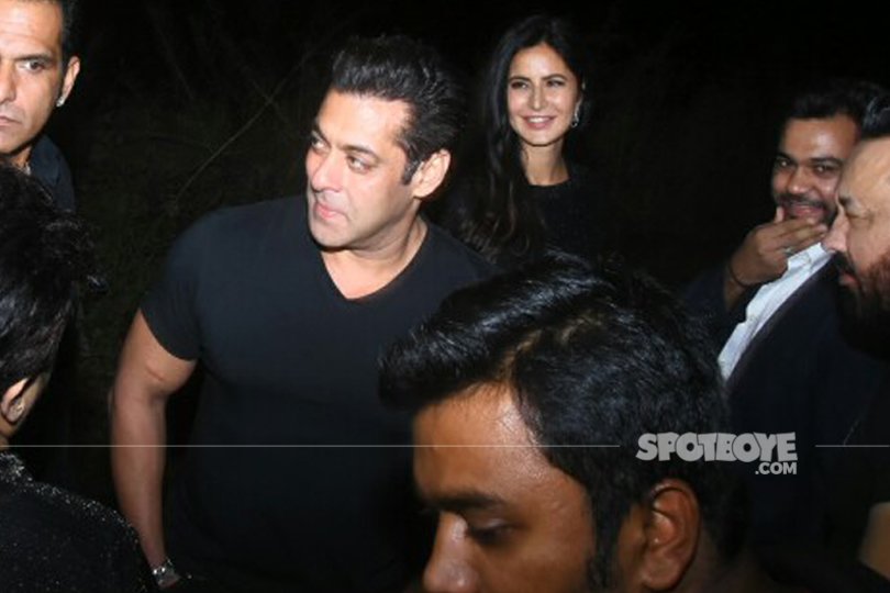 salman khan and katrina kaif interacting with media