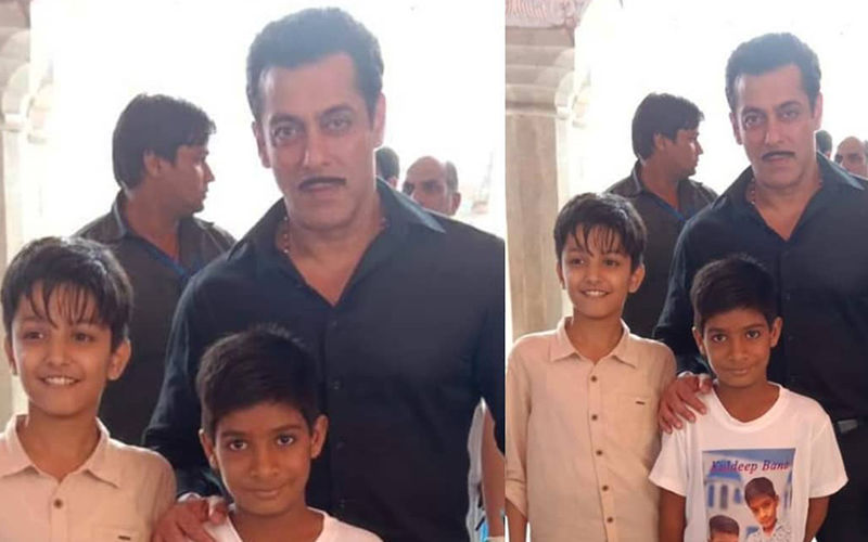 Dabangg 3 Diaries: Salman Khan In His Chulbul Pandey Avatar Poses With His Little Fans On The Sets