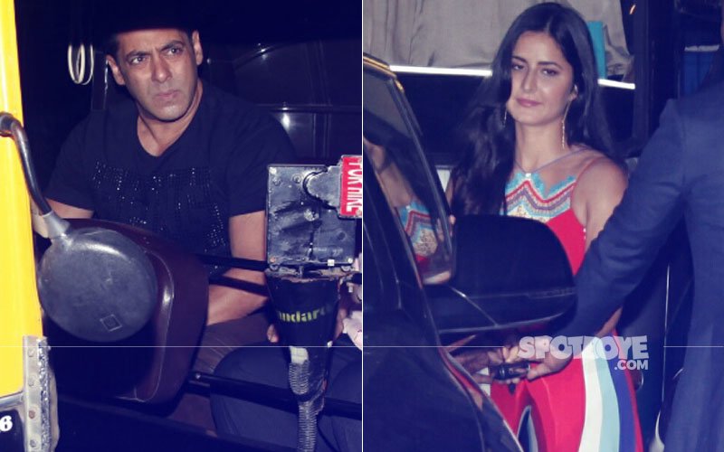 Salman Khan Drops Katrina Kaif To Her Car & Takes A Rickshaw Ride Back Home