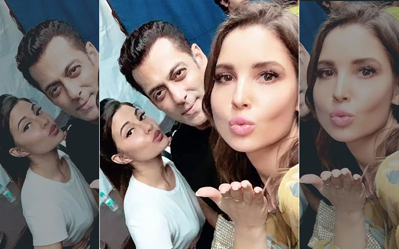 Salman Khan Hangs Out With Jacqueline Fernandez And Her Doppelganger