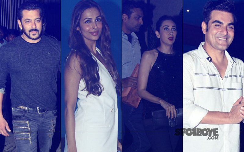 Salman Khan, Malaika Arora, Karisma Kapoor, Sandeep Toshniwal At Arbaaz Khan's 50th Birthday Bash