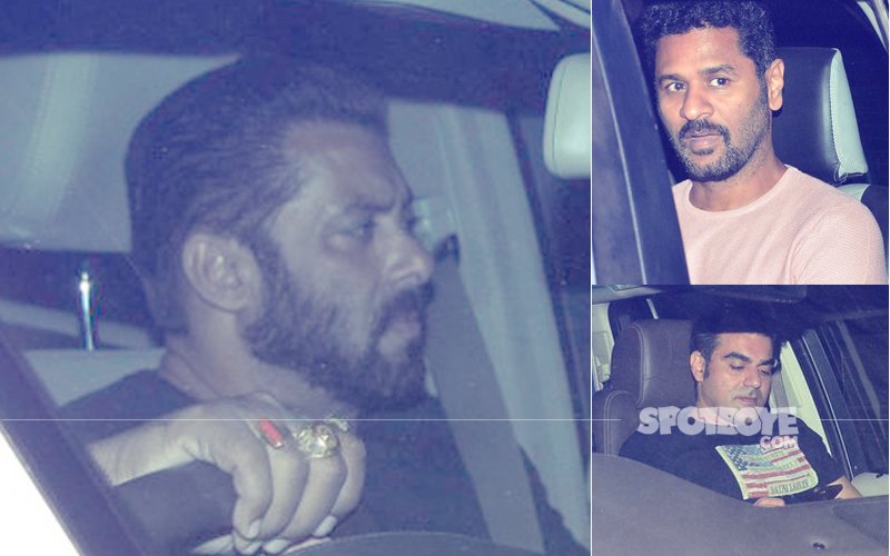 PICS: Did Salman Khan & Arbaaz Khan Meet Prabhudeva To Discuss Dabangg 3?