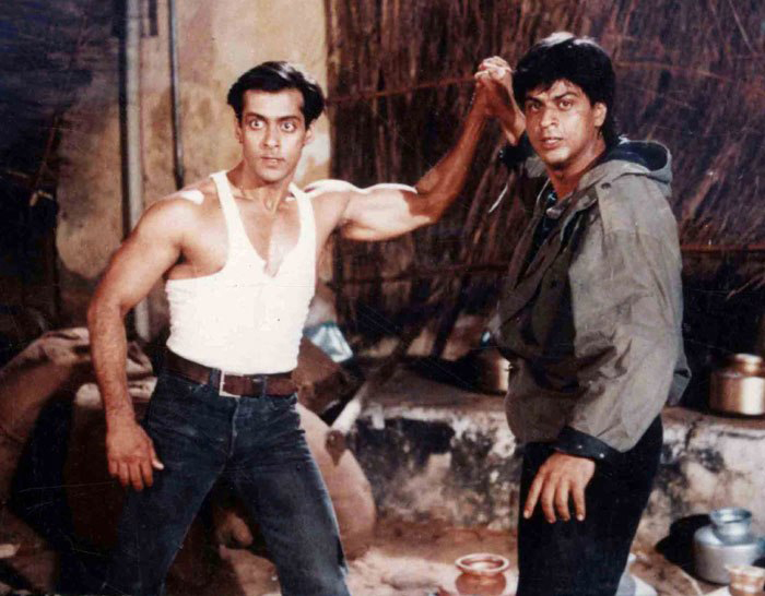 salman khan shah rukh khan in karan arjun