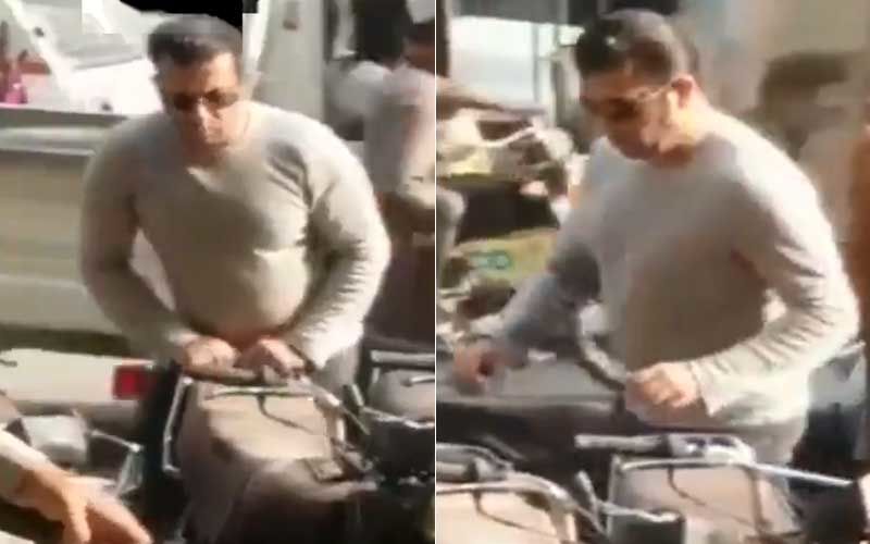 Wait! What? Salman Khan Spotted In Karachi, Moving Bikes At A Parking Lot