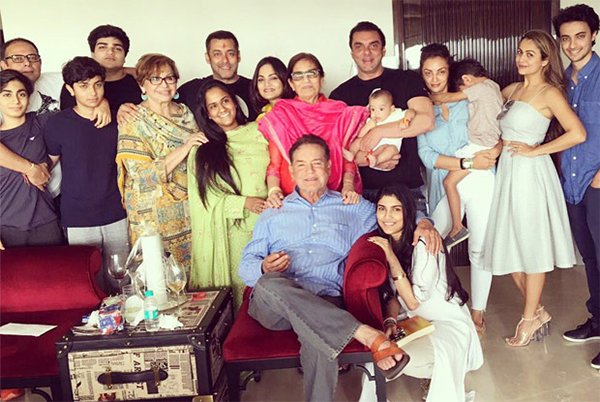 salman khan with family