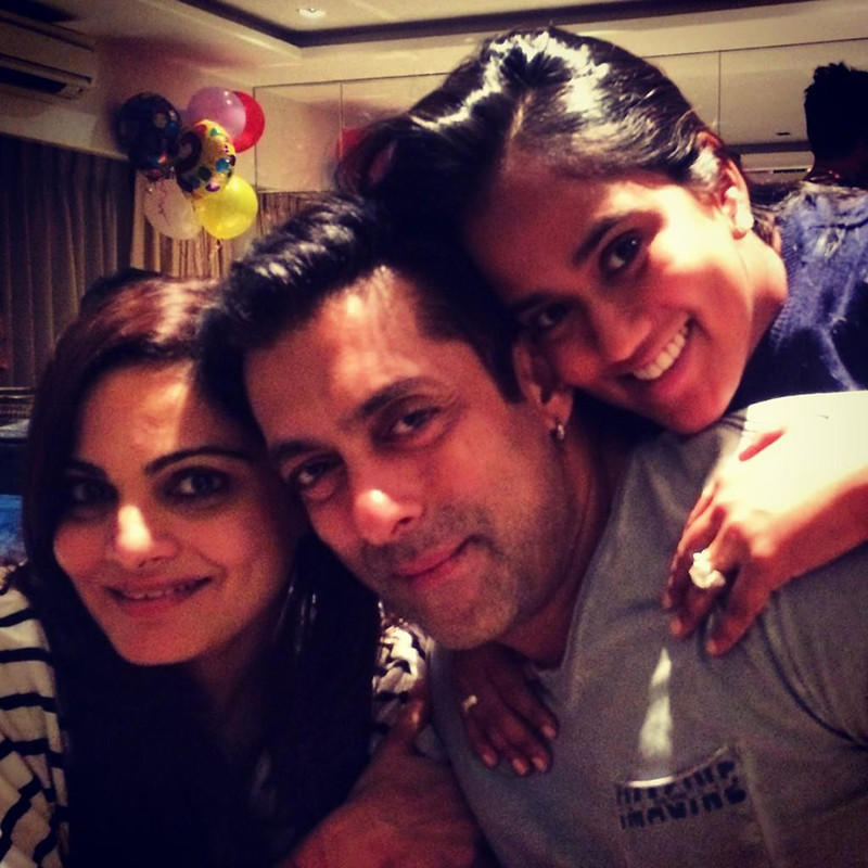 salman khan with sisters alvira and arpita khan