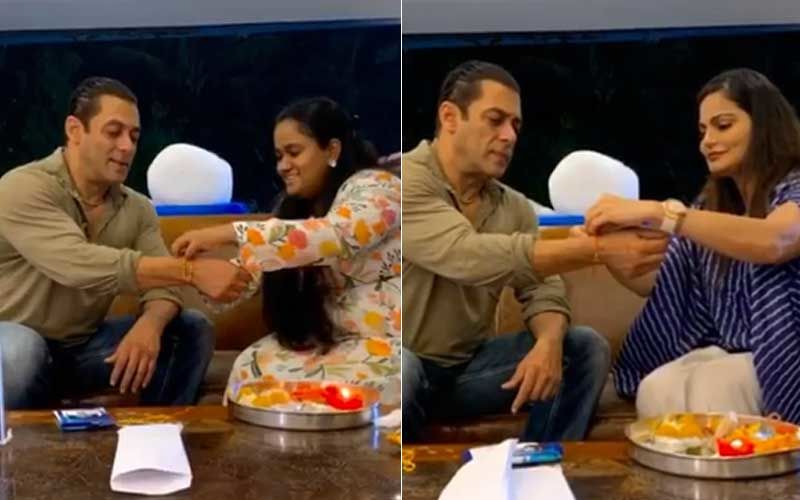 Salman Khan Celebrates Raksha Bandhan With Sisters; Shares Adorable Video Of Arpita And Ayat Tying Rakhis