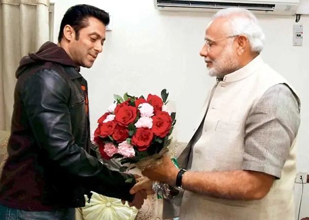 Salman Khan With PM Modi