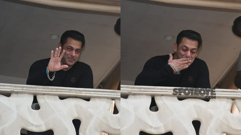 Salman Khan Birthday: Bhai Greets An Ocean Of Fans Gathered Outside His Residence; Sends Out Flying-Kisses