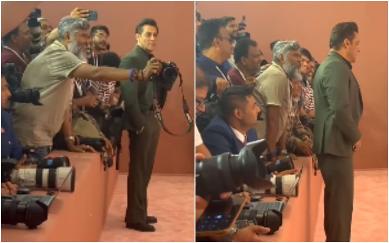 Salman Khan Poses With The Media At A Mumbai Event, Wins Over The Internet! Fans Say, ‘BAAP Of Bollywood’- WATCH