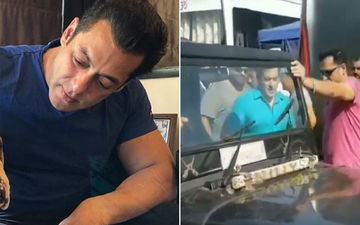 Salman Khan Thronged By Eager Fans As He Shoots For Dabangg 3 In Phaltan. Swag Se Swagat?