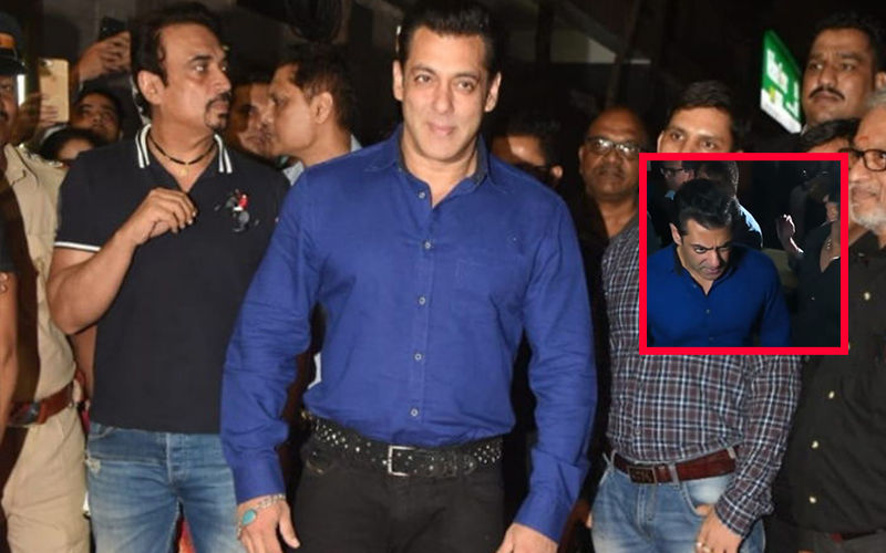 Salman Khan’s Female Fan Breaks Security Cordon, Tugs At His Arm At Hum Aapke Hain Koun Screening; Actor Expresses His Annoyance