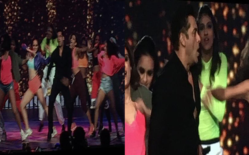 Salman Khan Wipes His Sweat From Ranveer Singh Outfit At IIFA Awards 2019 