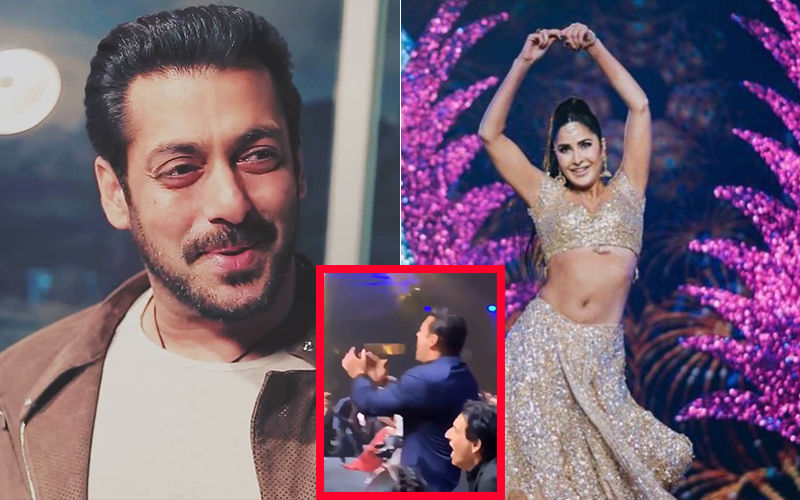IIFA Awards 2019: Salman Khan Shouts And Screams Katrina Kaif’s Name, Fanboys Over The Actress Before Her Performance-VIDEO