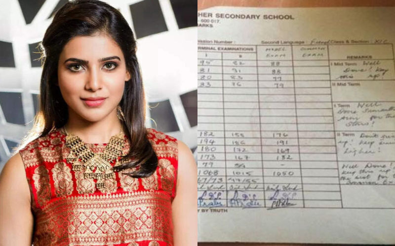 LEAKED Online! Samantha Ruth Prabhu's 10th-Grade Report Card Goes Viral; Actress’ Reaction Is Winning Hearts On Social Media!