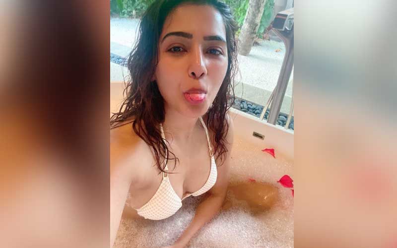 Samantha Akkineni Flaunts Her Bikini Avatar As She Pampers Herself Soaking In A Bathtub; 'Ended Up Being Just Me'