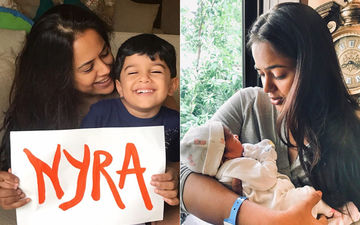 समीरा रेड्डी ने रखा अपनी बेटी का नाम, सोशल मीडिया पर खास अंदाज़ में किया अनाउंस