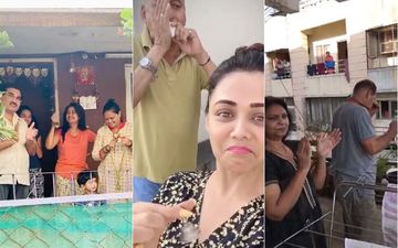 COVID-19 Janta Curfew Tribute: Sonalee Kulkarni, Prasad Oak, Prajakta Mali, Prarthana Behere, Shreya Bugde, And Shashank Ketkar, Banging Thalis