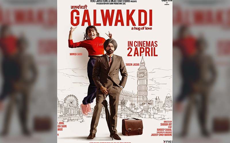 The First Look Poster Of Tarsem Jassar And Wamiqa Gabbi's 'Galwakdi' Is Out