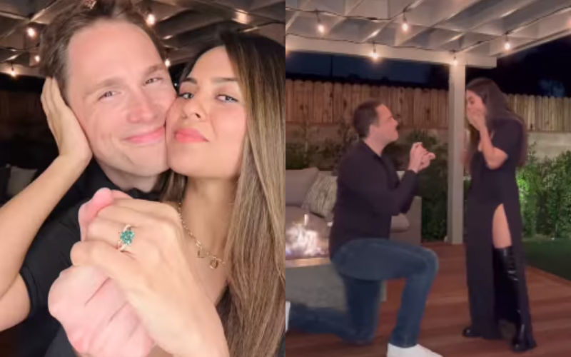 Shah Rukh Khan's On-Screen Daughter Sana Saeed Gets ENGAGED To Boyfriend Csaba Wagner; Actress Shares Video From Romantic Proposal