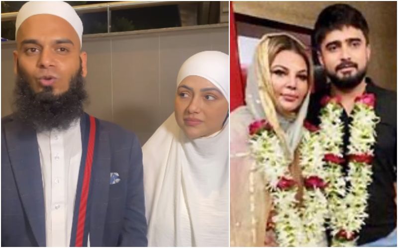 Sana Khan Refuses To Comment On Rakhi Sawant-Adil Khan Durrani’s Ugly Spat; Says, ‘Don’t Want To Be A Part Of This Controversy’- WATCH