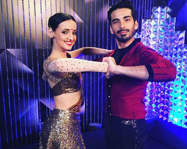 sanaya irani and mohit sehgal in a still from nach baliye 8