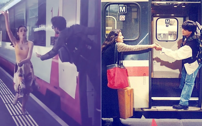 Sanaya Irani & Mohit Sehgal Recreate DDLJ Train Scene But Then This Happened