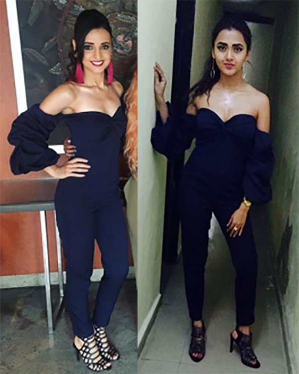 COPYCAT: Sanaya Irani Wears The Same Jumpsuit As Tejasswi Prakash