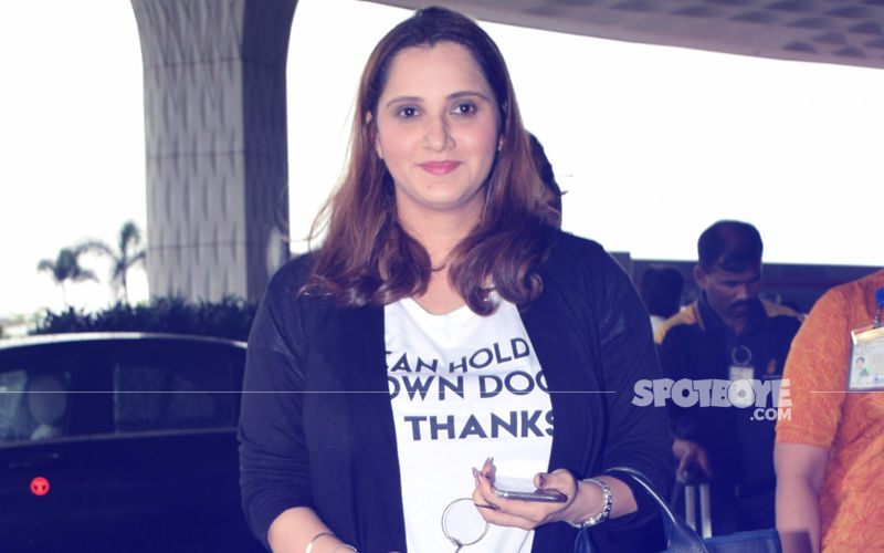 Airport Spotting: Mommy-To-Be Sania Mirza’s Pregnant Glow Is Unmissable
