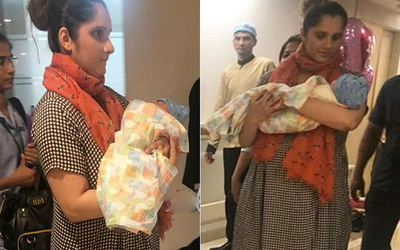 सानिया मिर्जा के बेटे इजान की पहली तस्वीर आयी सामने