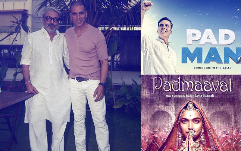 IN PICS: How Akshay & Bhansali Compromised To End The Pad Man-Padmaavat Jhagda