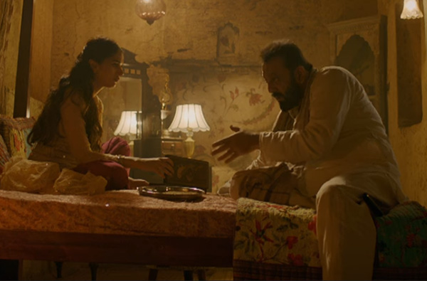 sanjay dutt and aditi rao hydari in bhoomi