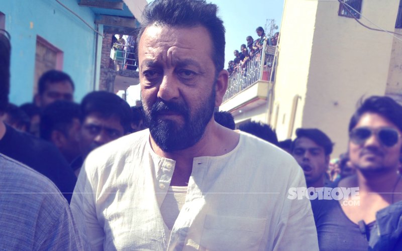 Guess Who Joined Sanjay Dutt On The Sets Of Bhoomi?