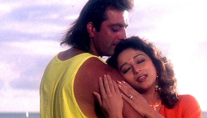 sanjay dutt madhuri film still