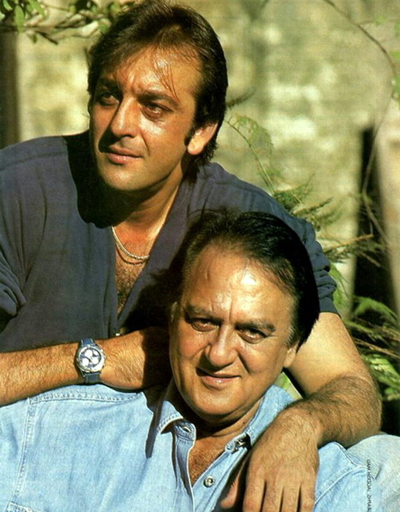 sanjay dutt with dad sunil dutt