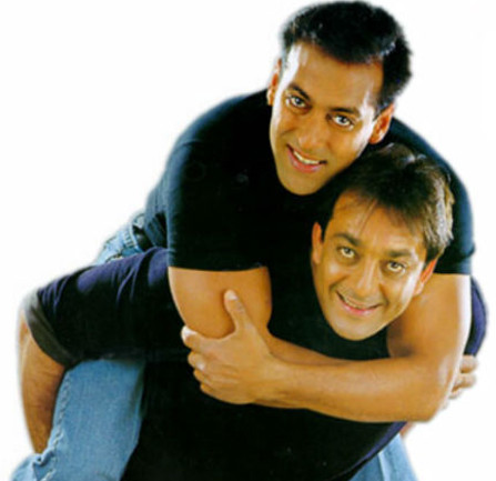 sanjay dutt with salman khan