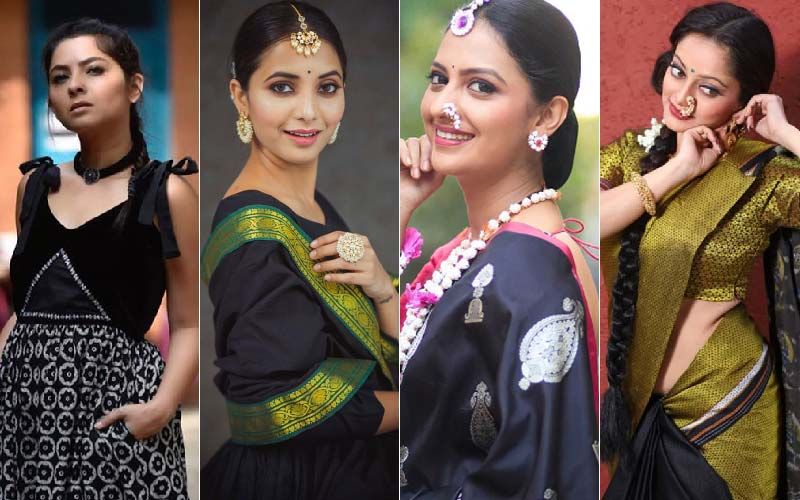 ‘Makarsankranti 2020’: Sonalee Kulkarni, Sayali Sanjeev, Tejashree Pradhan, And Mansi Naik Totally Rocked The 'Black' Festive Look