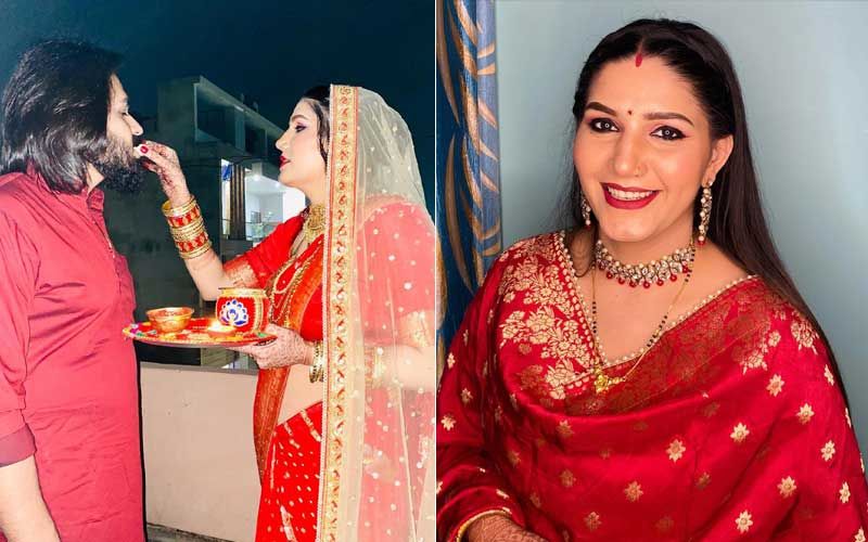 Ex-Bigg Boss Contestant Sapna Choudhary CONFIRMS Her Marriage; Shares Pictures From Her First Karwa Chauth