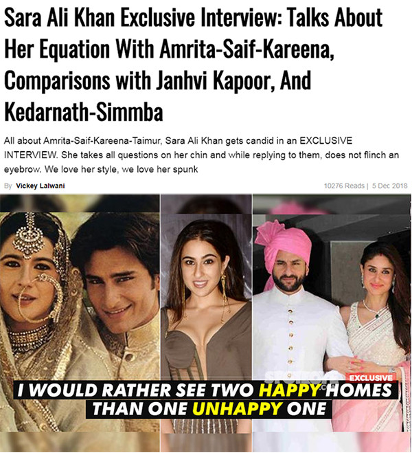 sara ali khan interview