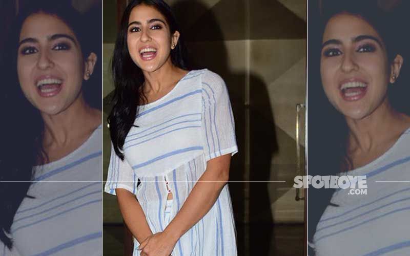 Sara Ali Khan Pairs Oversized Hoodie With Thigh High Printed Socks; Actress Enjoys ‘Winter Haze And Golden Rays’